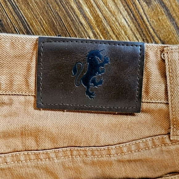 VINTAGE Stafford Prep Regular Fit Straight Leg Brown Jeans - Picture 5 of 9